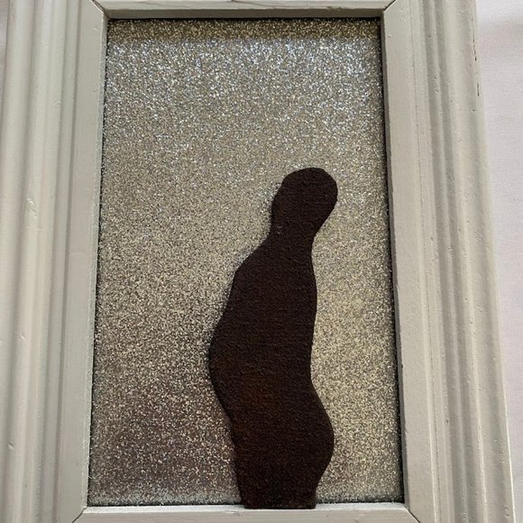 Man and doorknob  mix media - Picture 2 of 7